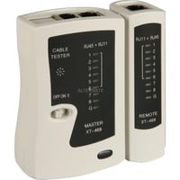 CAT Netzwerk- und Leitungstester XT-468, Messgerät beige/schwarz