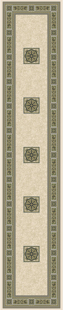 Rosalind Wheeler Adsila Oriental Area Rug Light Beige Runner 67cm x 230cm