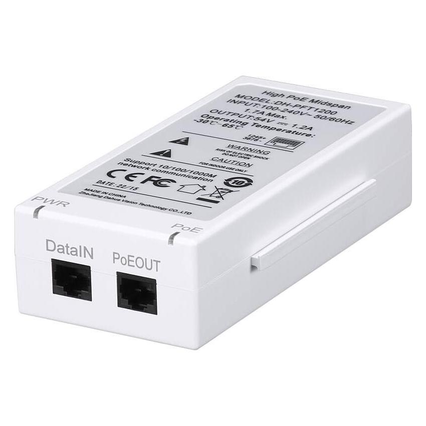 Dahua PFT1200 PoE-Adapter Gigabit Ethernet (60 W) (PFT1200)