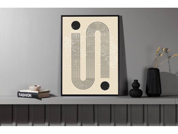 Poster Strichpunkt aus hochwertigem Papier - 30 x 40 cm - Luxusbetten24