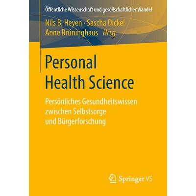 Personal Health Science, Taschenbuch von , Springer Fachmedien Wiesbaden GmbH, 978-3-658-16427-0