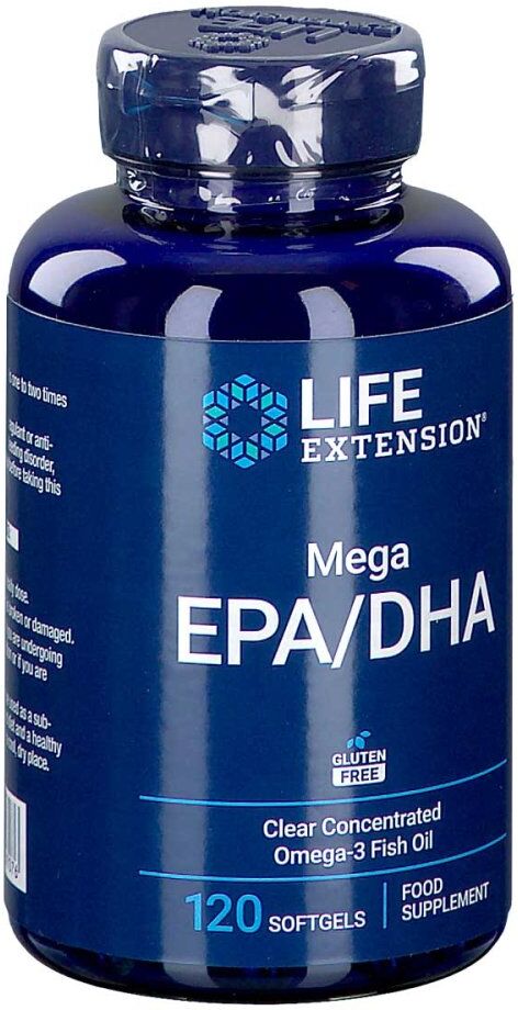 Life Extension Mega EPA/DHA Weichkapseln 120stk