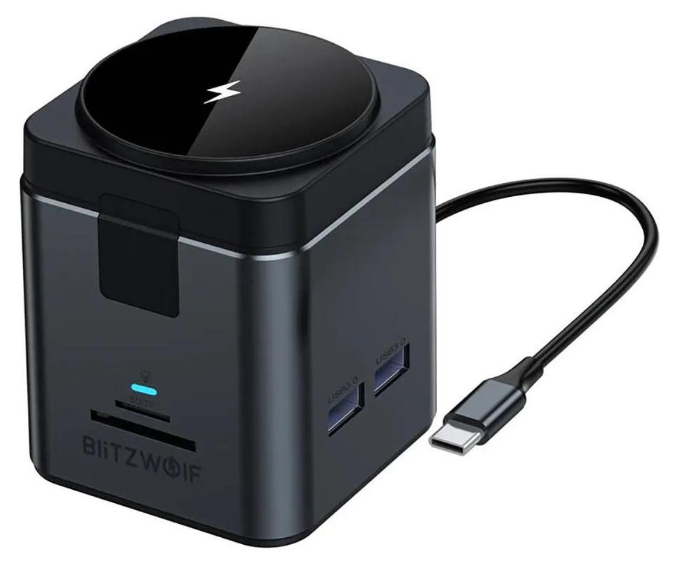 Blitzwolf BW-TH17 9-in-1 Dockingstation met 15W oplader