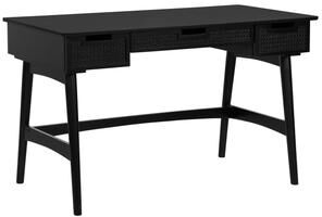 Linon Home Decor Linon Lamine Rattan Mid-Century Desk
