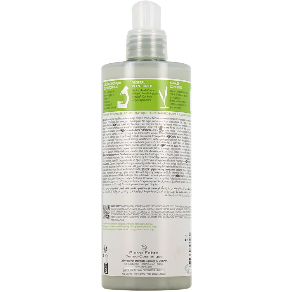 A Derma Rhealba Oat Hydra-Protective Shower Gel 750mL