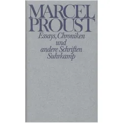 Proust:Werke. Frankfurter Ausgabe.3, Belletristik von Marcel Proust