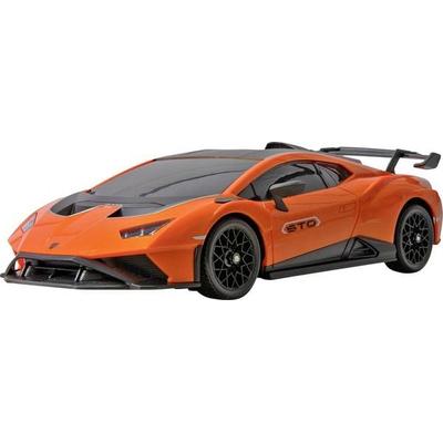 Amewi Lamborghini Huracan STO Drift Car Orange Brushed 1:18 RC Modellauto Elektro Drift Allradantrieb (4WD) RtR 2,4GHz inkl. Akku
