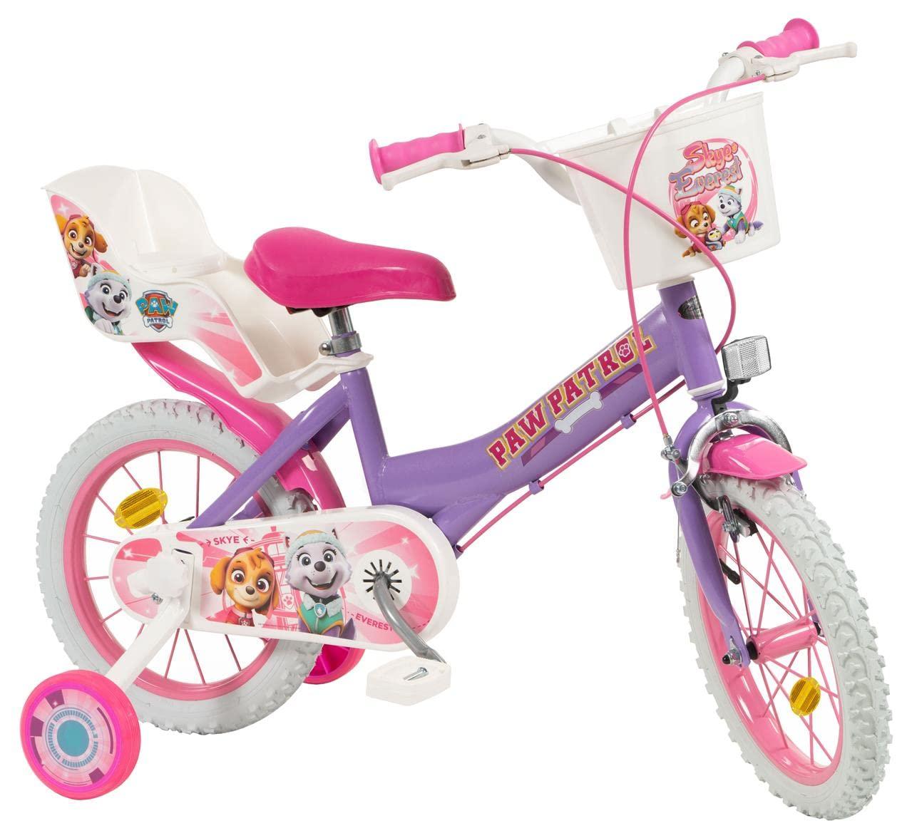 Kinderfahrrad 14 Zoll Paw Patrol - Rosa, Aluminiumrahmen