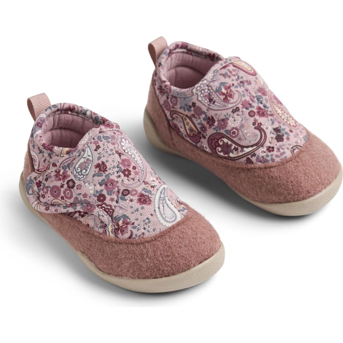 Wheat Indoor Shoe Mulle dry rose paisley (9672) 24 WF504k-02-9672-24