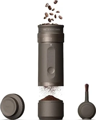 OUTIN Fino Tundra Brown Portable Coffee Grinder