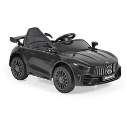 Moni Kinder Elektroauto Mercedes AMG GTR EVA-Reifen, Musikeffekte, Fernbedienung schwarz