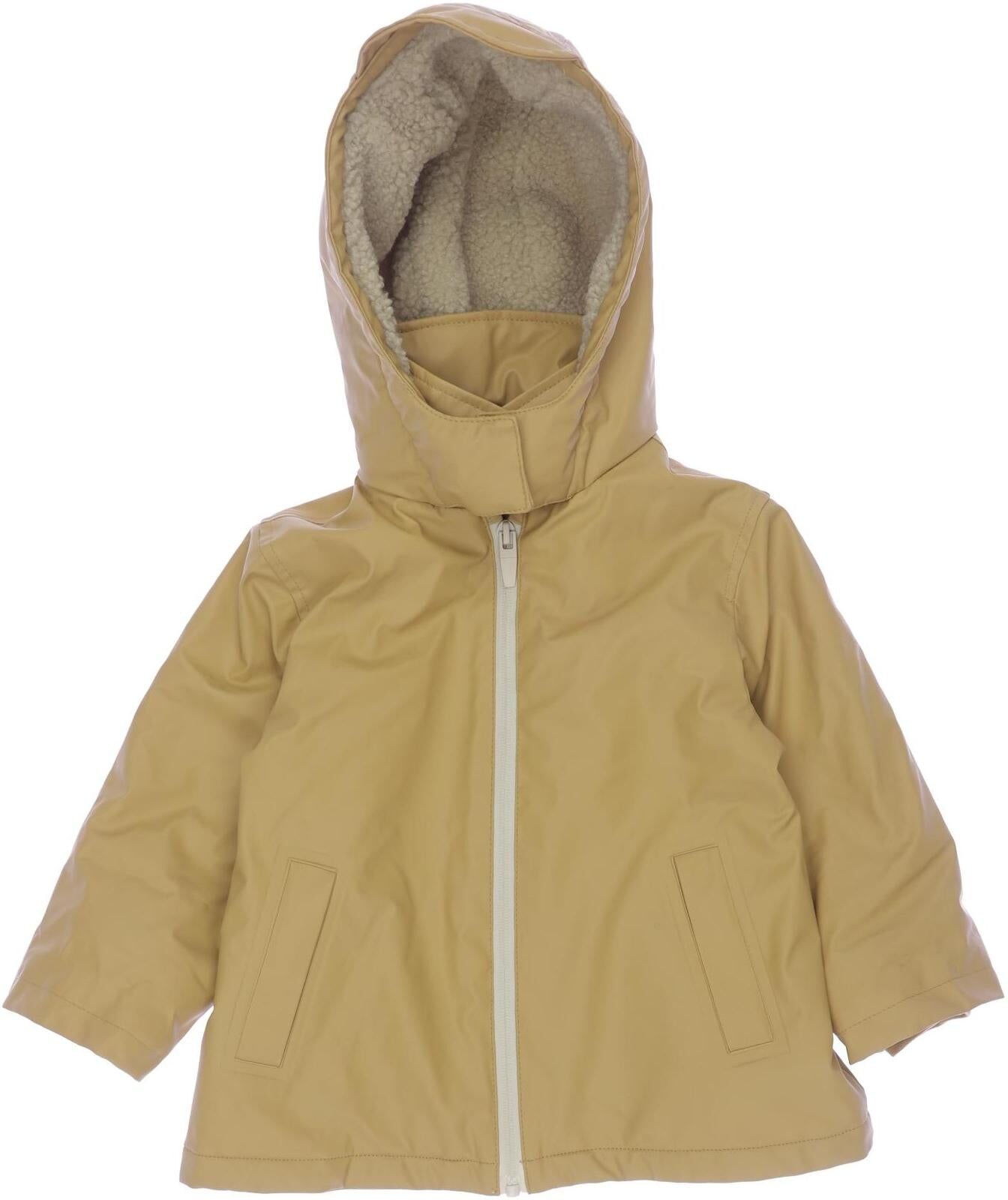 Zara Mädchen Jacke oder Mantel, Beige, Gr. EU 98, Synthetik - Second Hand