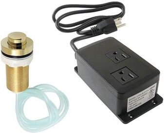 Kingston Gourmetier Dual Outlet Garbage Disposal Air Switch Kit