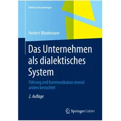 Das Unternehmen als dialektisches System, Fachbücher von Herbert Wiedemann