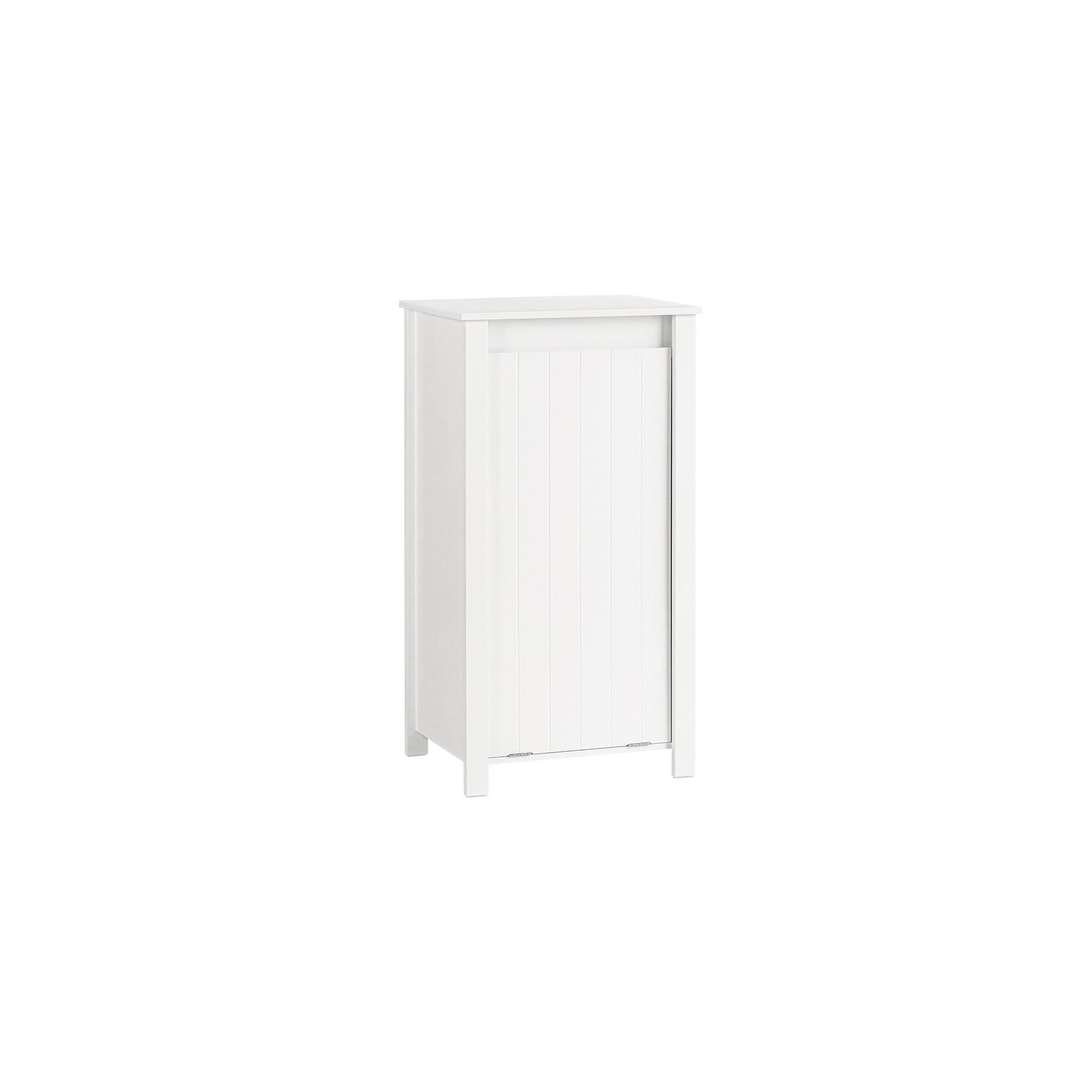 SoBuy Badunterschrank mit 1 Tür Weiß 45x35x85cm Rustikal