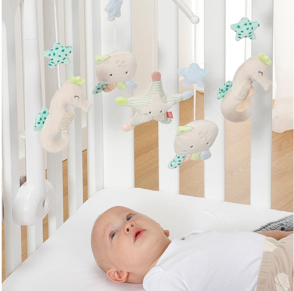 Mobile FEHN "Meereskinder", Baby, bunt (bunt, weiß), Mobilés Mobile bunt, weiß Einheitsgröße