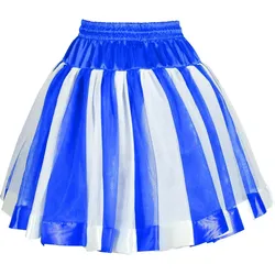 Thetru Petticoat blau-weiss gestreift (One Size)