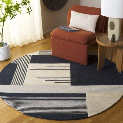 SAFAVIEH Hand-Tufted Rodeo Drive Jofridur Mid-Century Modern Wool Rug