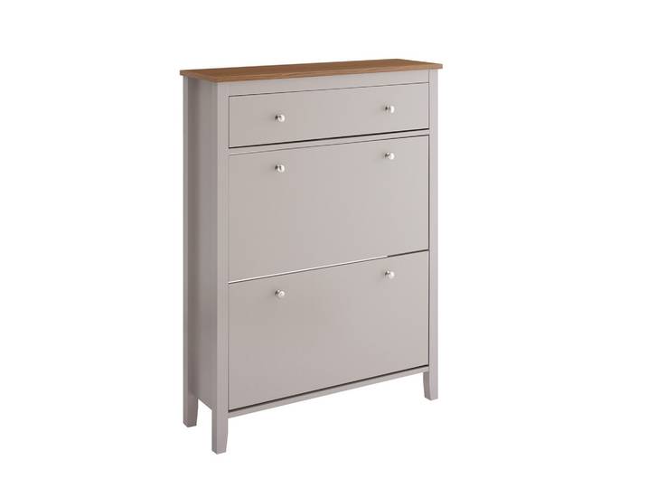 SCHUHSCHRANK Schmal, 80x25x108cm, Hellbraun