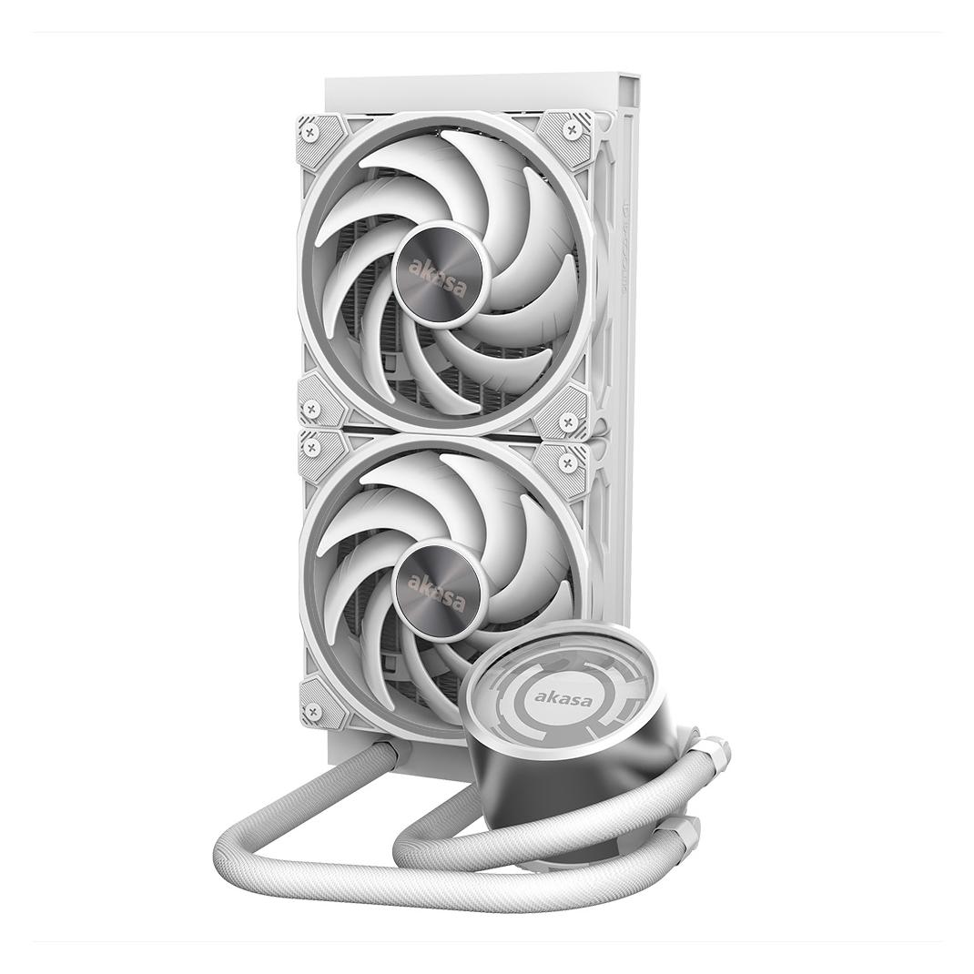 Akasa chladiÄ CPU vodní - SOHO 240 bílý ARGB 1700 (AK-LC4004HP01)
