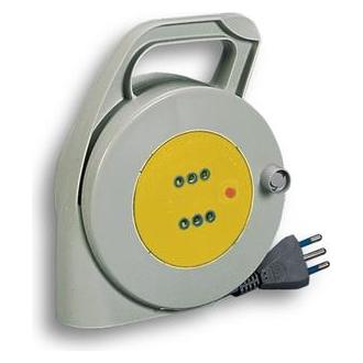 Fanton Garanti 01203-G 2AC Steckdose(n) 10m Grau, Gelb Verlängerungen und Mehrfachsteckdosen (10 m, CEE 7/3) (01203-G)