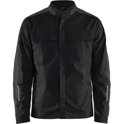 Stretch Bundjacke "4444" Industrie - 4XL - schwarz/dunkelgrau