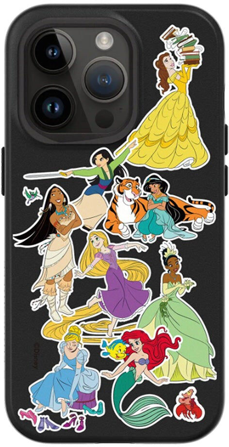 iPhone 14 Pro RhinoShield SolidSuit Håndværker Cover m. Disney Princess - Princesses
