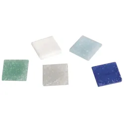 rayher MOSAIKSTEIN HELLBLAU 2CM Eimer 1kg 1453108