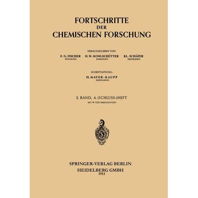 Fortschritte der Chemischen Forschung, Taschenbuch von Harry Julius Emeléus, Springer Berlin, 978-3-662-37517-4