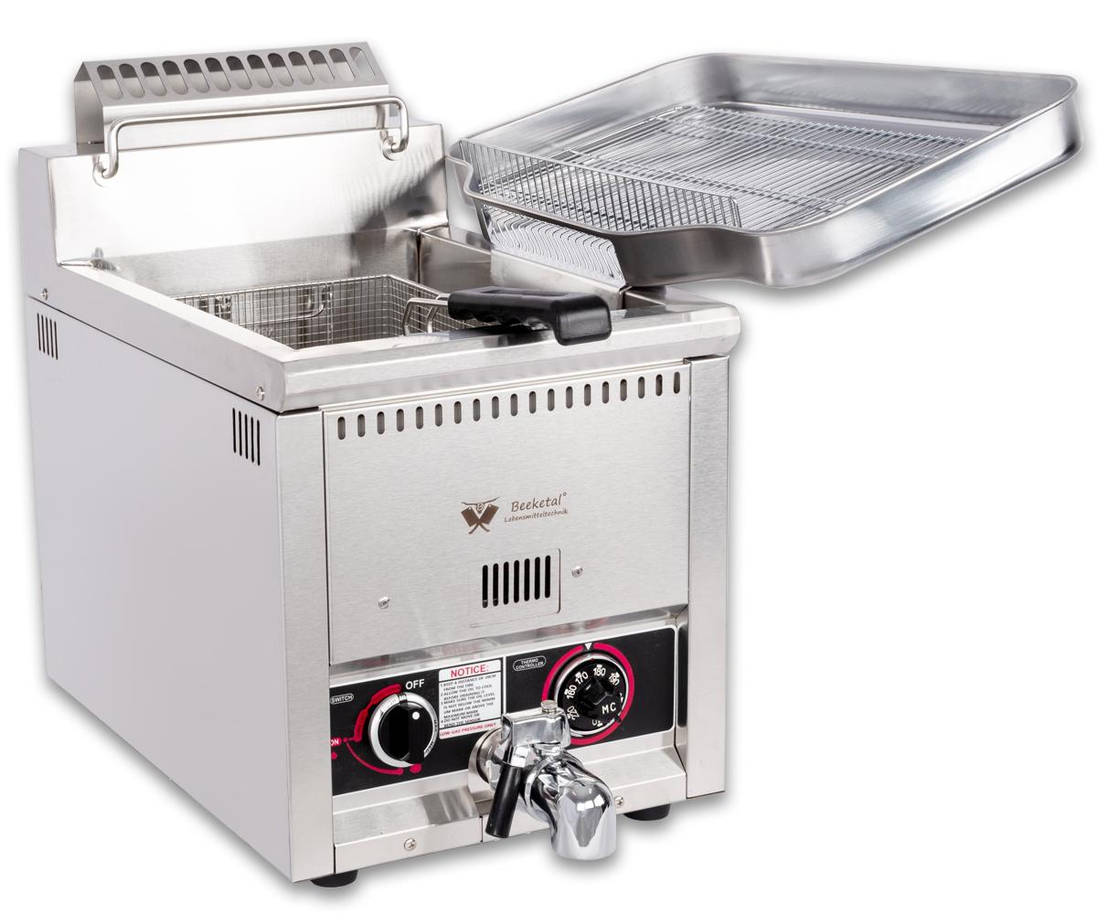 Beeketal Gastronomie Gas Friteuse Fritteuse , Variante:BGF-13