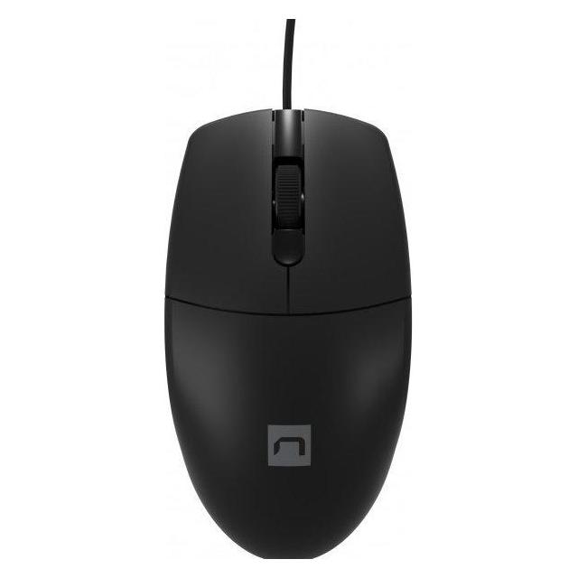 Genesis Natec Mouse, Ruff Plus, Wired, 1200 DPI, Optical, Black (Kabelgebunden) (NMY-2021)