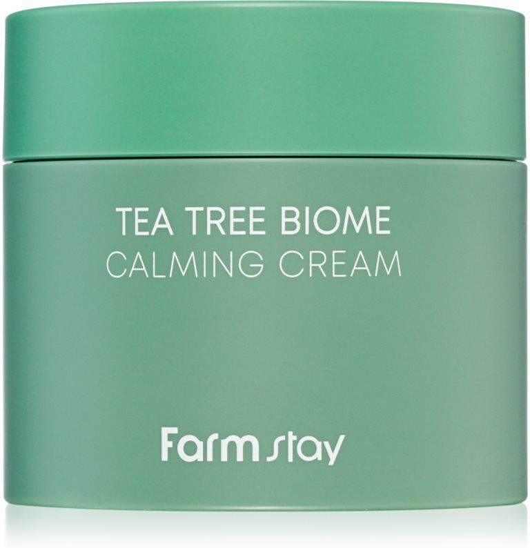 Farmstay Tea Tree Biome crème apaisante à l'extrait de théier 80 ml