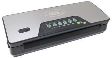LEM MaxVacGo Black/Silver Food Vacuum Sealer