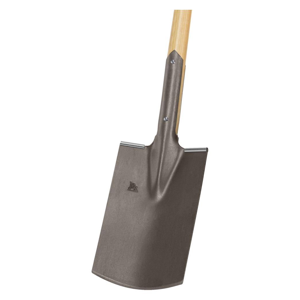 Ideal Bauspaten LÖWE 285 x 185 / 180 mm Grösse 2 Gärtner Form mit Trittschutz und Eschen-T-Stiel (13010283)