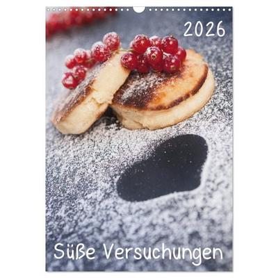 Süße Versuchungen / Geburtstagskalender (Wandkalender 2026 DIN A3 hoch), CALVENDO Monatskalender