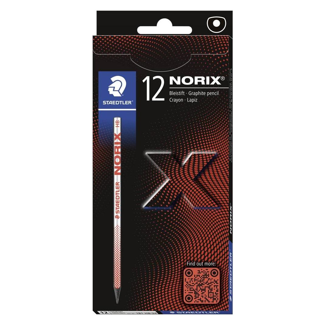 Staedtler Bleistift NORIX HB 100% PEFC 181 HB-24 Bleistift 12 St. (HB, 12x) (181 HB-24)