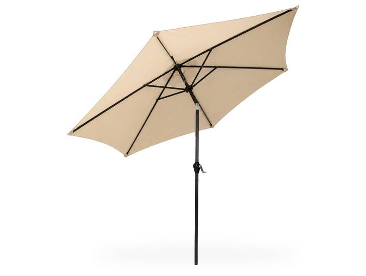 Garten-Sonnenschirm ORIENT mit verstellbarem Neigungswinkel Beige Gewicht 4,5 kg L270 x B270 x H235 cm