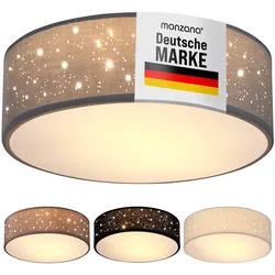 Monzana Deckenlampe Sternenhimmel 38cm grau
