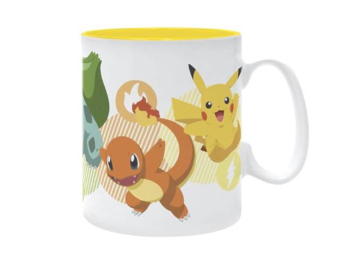 POKEMON- Mug - 460 ml - Pikachu and starters - subli - box