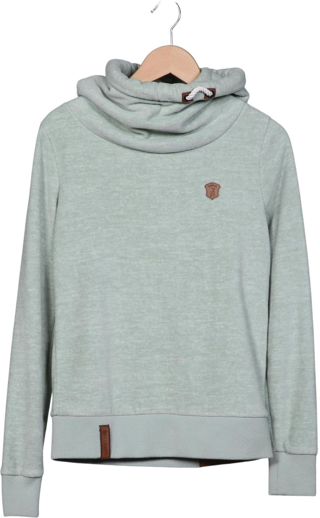 Naketano Damen Kapuzenpullover, Hellgrün, Gr. S, Synthetik - Second Hand