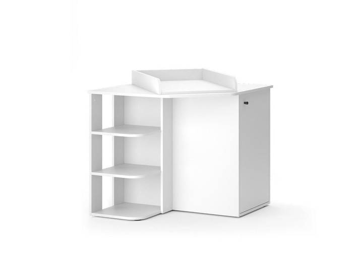 Vicco Wickelkommode Kristian Weiß 85 x 77.3 cm mit Tür und offenen Fächern, Holzwerkstoff, 4 Fächer, Quadratisch, 85x77.3x85 cm, Baby- und Kindermöbel, Babyzimmer, Wickelkommode & Zubehör, Wickelkommoden