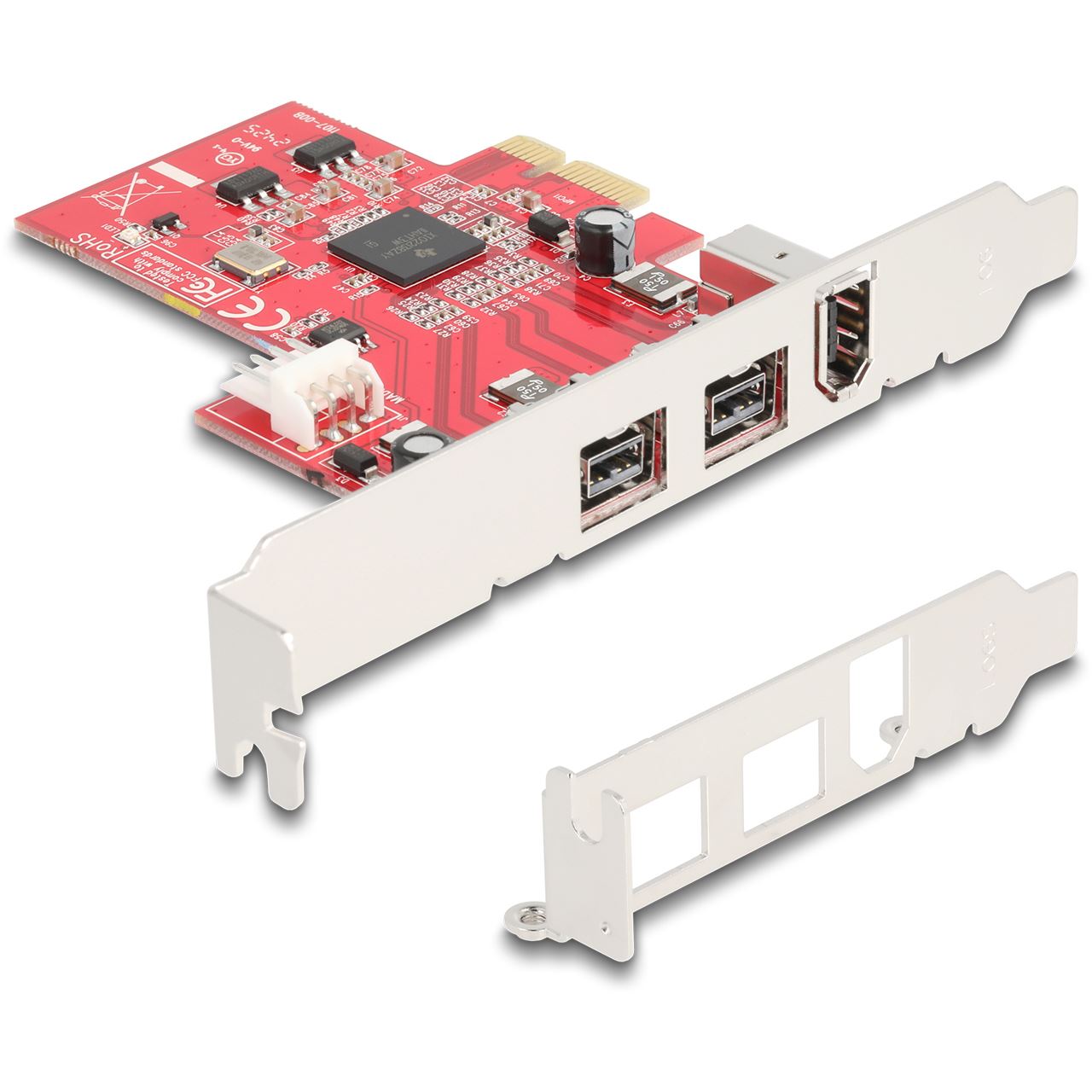 DeLOCK PCIe x1 > 2x FireWire 800 + 1x FireWire 400
