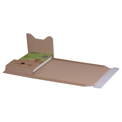 VEPATIM 25 Universalverpackung 249x165mm bis 60mm Höhe Selbstklebeverschluss Aufreißfaden A5+ braun