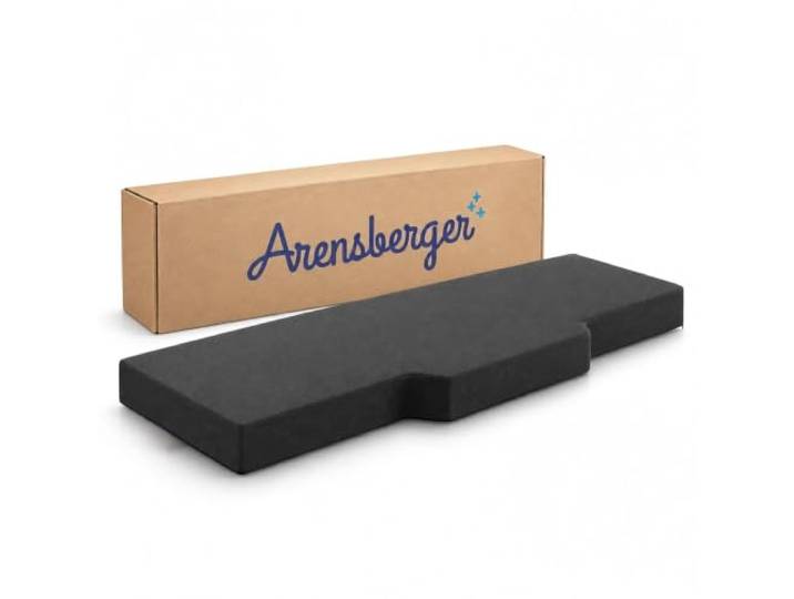 Arensberger LKW Matratze Gelschaum MAN TGA/TGX, 215x65 cm 15 cm Fahrerhaus waschbarer Bezug bis 60 °C, Truck Matratze für Fernfahrer, Schlafmatratze für LKW Kabine, komfortabler Gelschaum-Vollkern