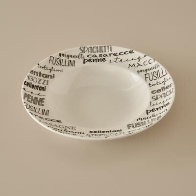 Depera Home Alfredo Porcelain Pasta Bowl - 11 in