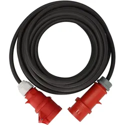 Brennenstuhl, Verlängerungskabel, 1169390250 Strom Verlängerungskabel 32A Schwarz 25m (25 m)