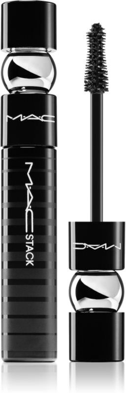 MAC Cosmetics MACStack Mascara Superstack Mega Brush Volumengivende og længdegivende mascara Skygge Black 12 ml