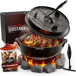 GUSSKÖNIG  Dutch Oven 7 l mit Füßen