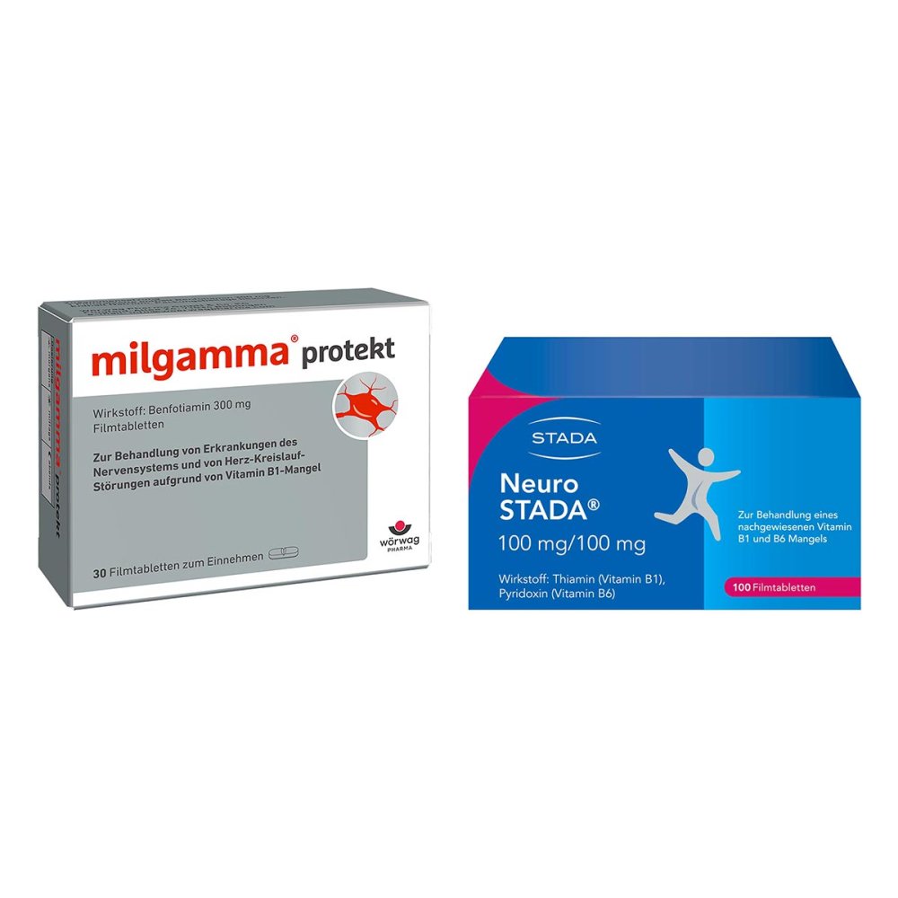 Milgamma Protekt Filmtabletten + Neuro Stada Filmtabletten 08105435