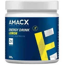 AMACX Getränkepulver Energy Drink Zitrone | 320g Dose